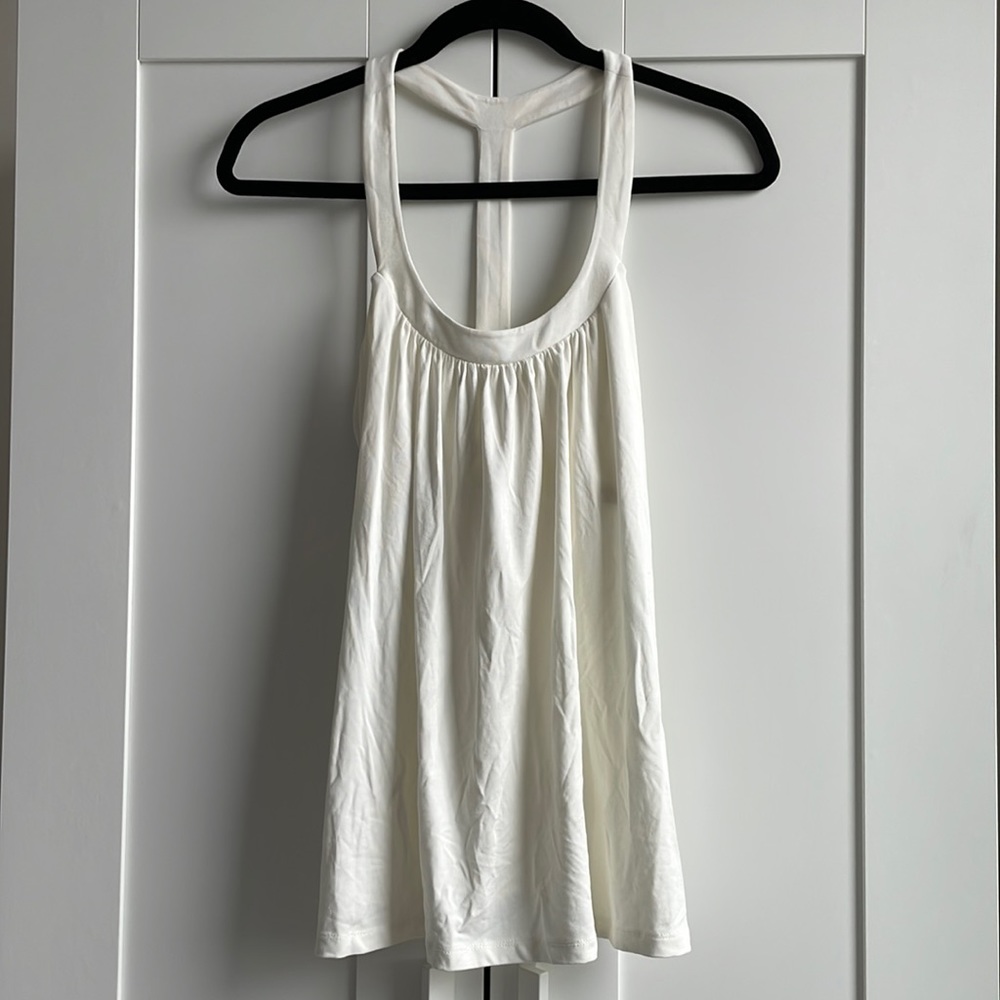 Flowy White Top